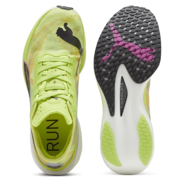 Puma Deviate Nitro Elite 2 Psychedelic Rush - Womens Running Shoes - Lime Pow/Poison Pink/Black slider