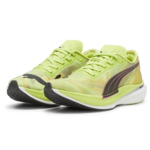 Puma Deviate Nitro Elite 2 Psychedelic Rush - Womens Running Shoes - Lime Pow/Poison Pink/Black slider