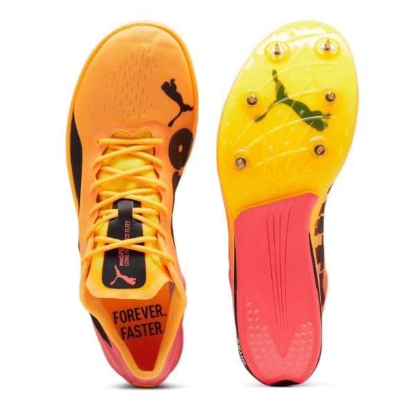 Puma evoSpeed Nitro Elite 2 LD - Unisex Track and Field Shoes - Sun Stream/Sunset Glow/Black slider