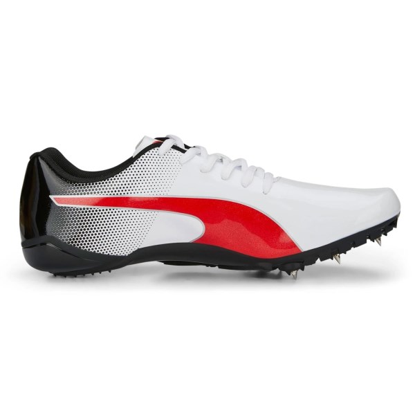 Puma evoSpeed Prep Sprint 3 - Unisex Track Sprint Spikes - White/Black/Red slider