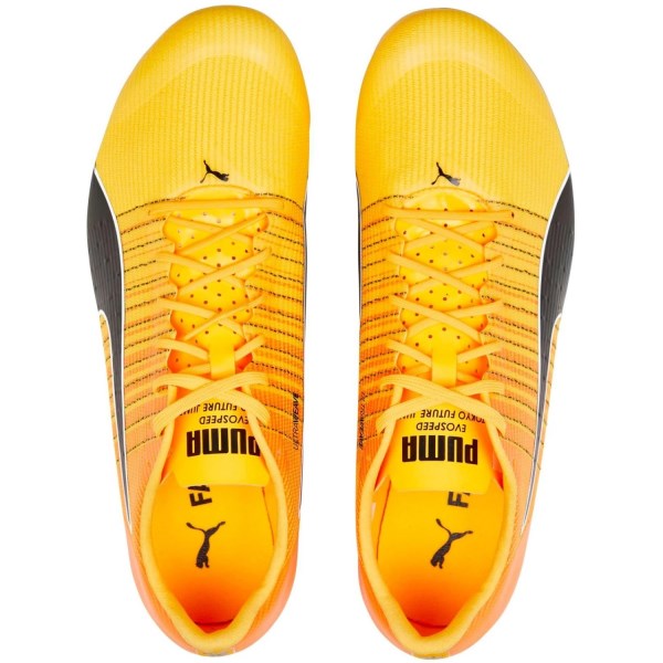 Puma evoSpeed Tokyo Future 4 - Unisex Track Sprint Spikes - Sun Stream/Sunset Glow/Black slider