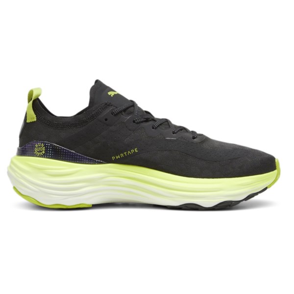 Puma ForeverRun Nitro - Mens Running Shoes - Black/Lime Pow/Mineral Gray slider