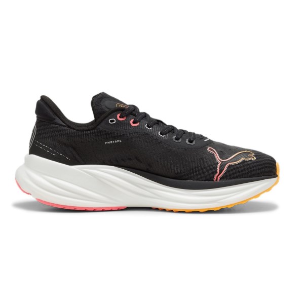 Puma Magnify Nitro Tech 2 - Mens Running Shoes - Black/Sun Stream/Sunset Glow slider