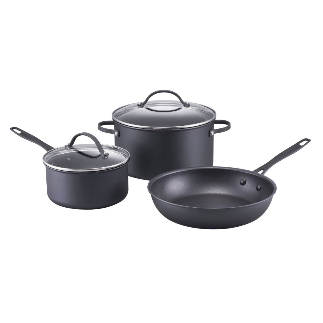 RACO Eclipse Nonstick Induction 3 Piece Cookware Set Matte Black slider