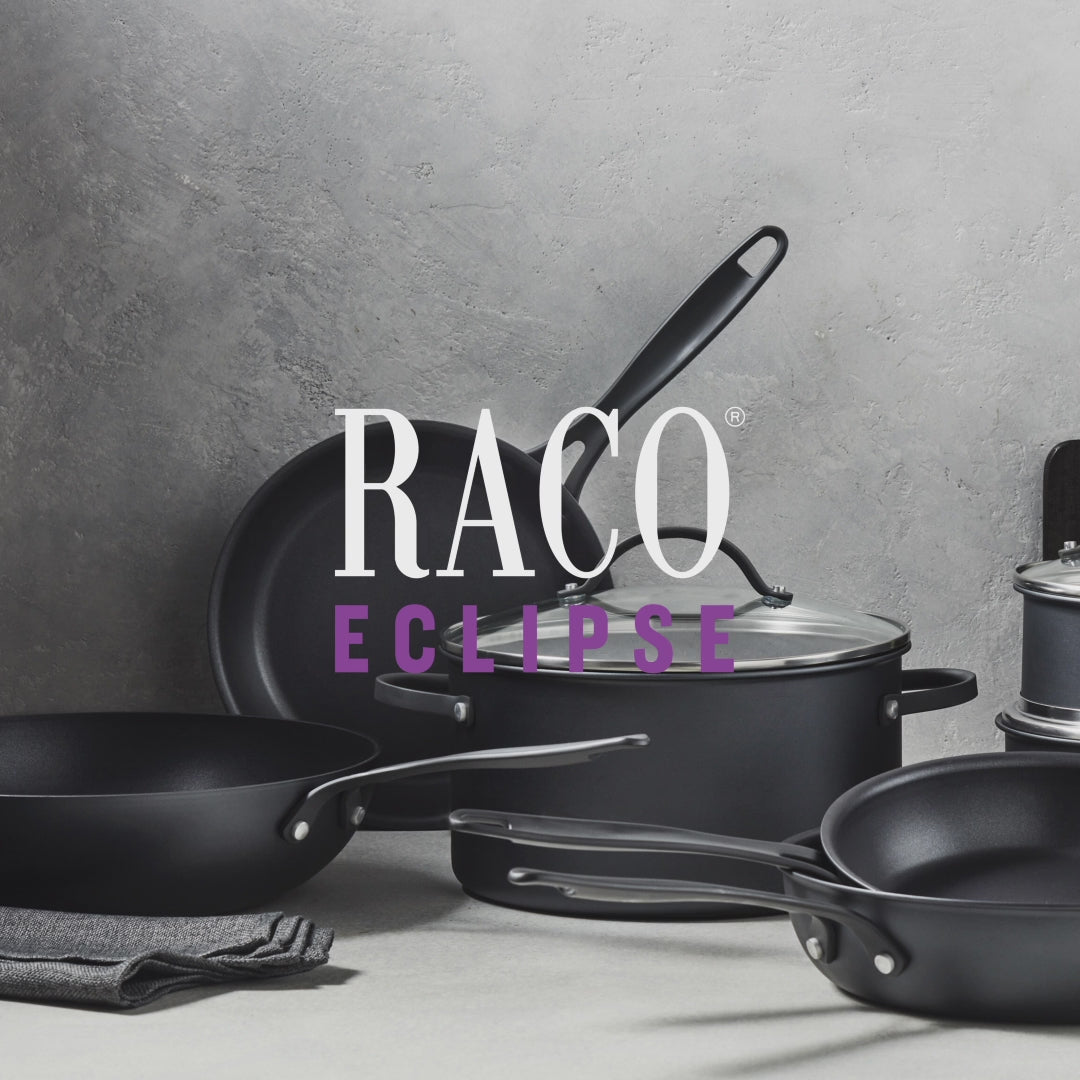 RACO Eclipse Nonstick Induction 3 Piece Cookware Set Matte Black slider