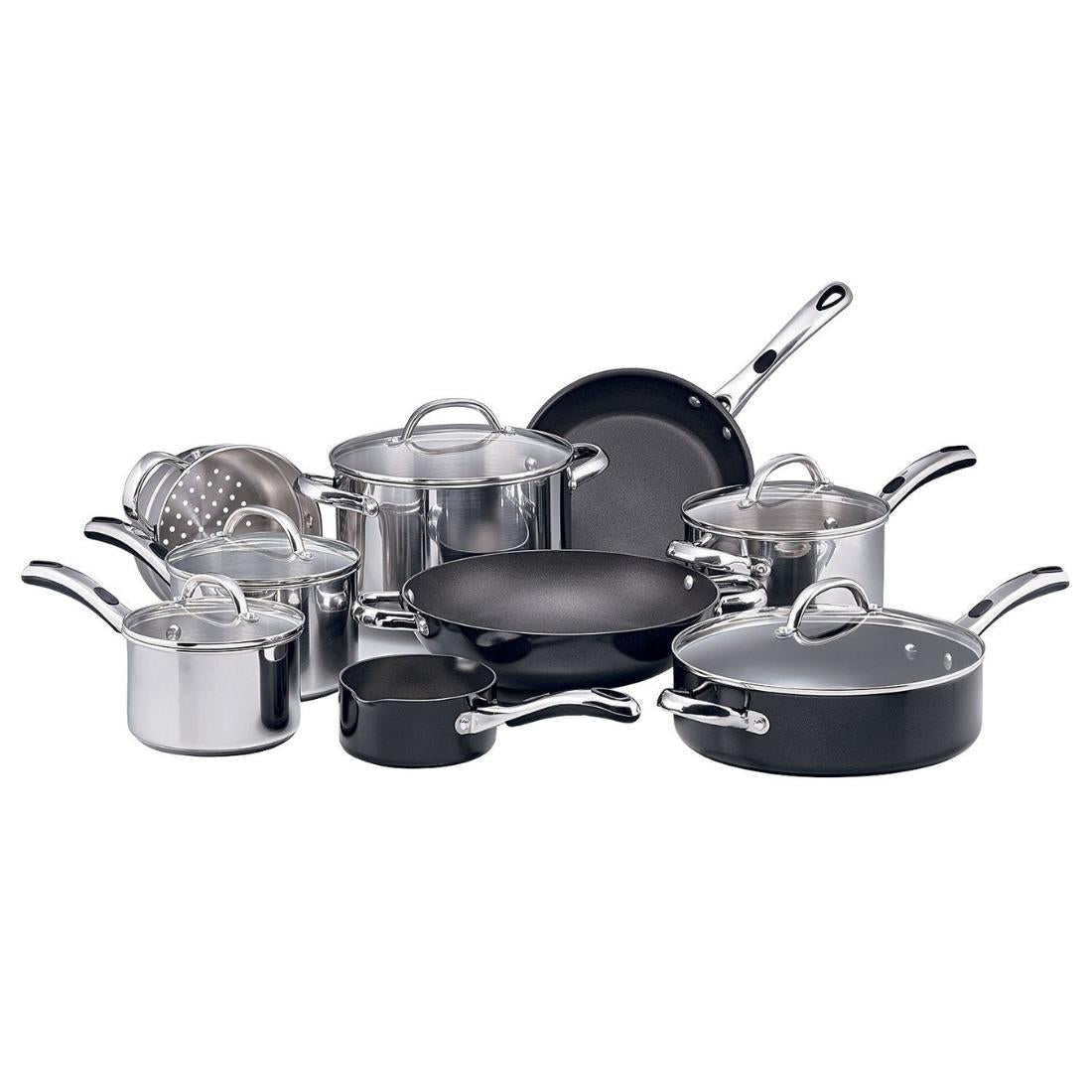 RACO Kitchen Essentials Nonstick/Stainless Steel Induction 9 Piece Cookware Set slider