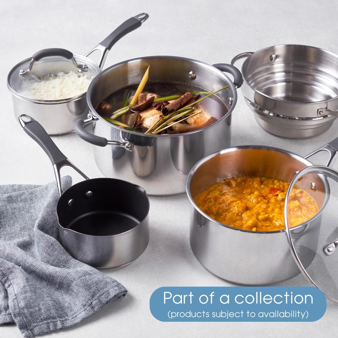 RACO Reliance Stainless Steel Induction 3 Piece Saucepan Set 16/18/20cm slider