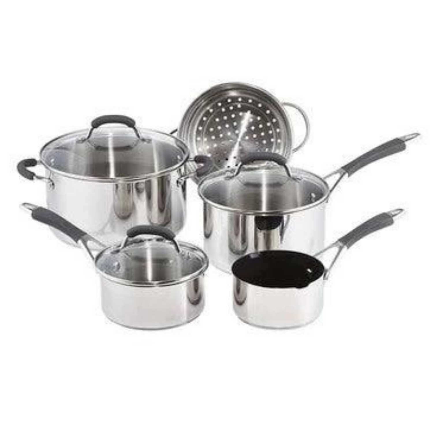 RACO Reliance Stainless Steel/Nonstick Induction 5 Piece Cookware Set slider