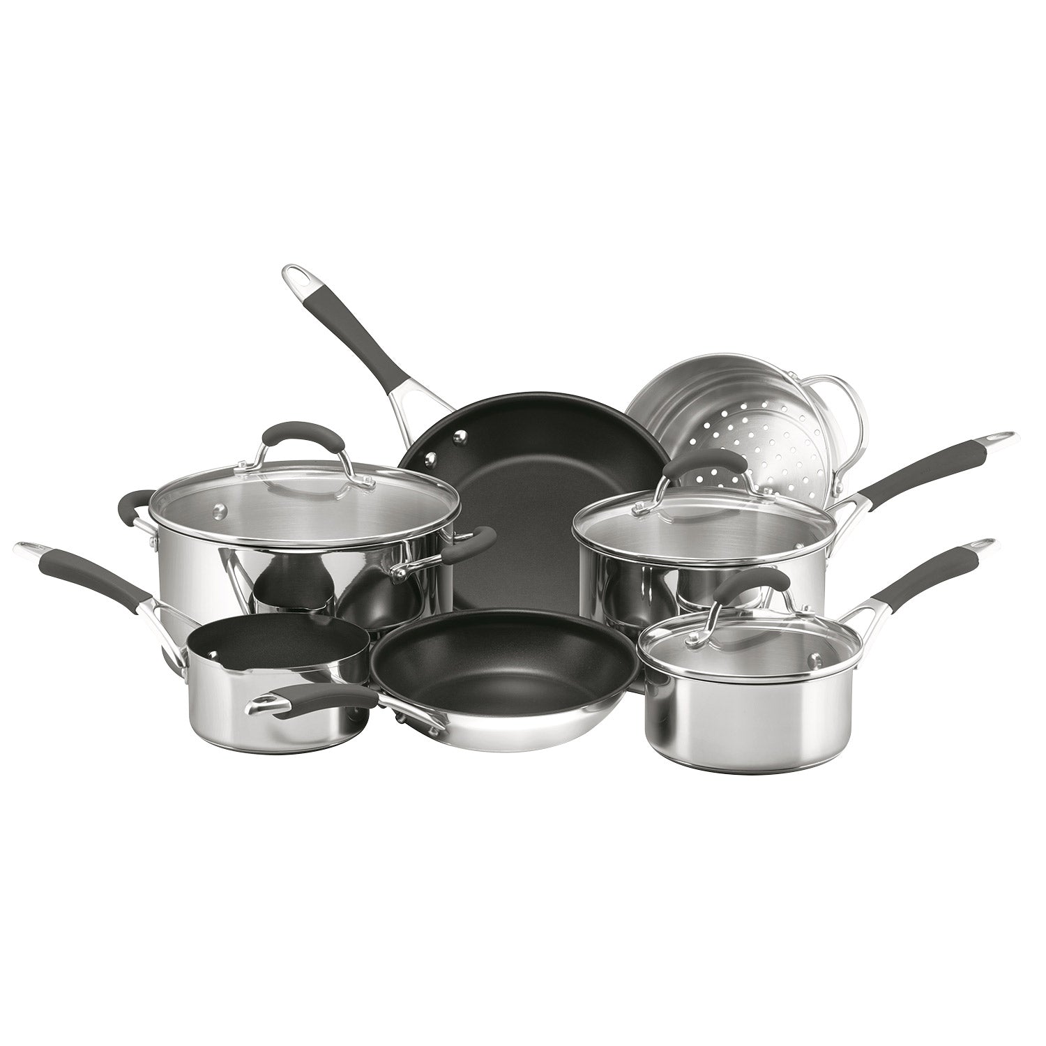 RACO Reliance Stainless Steel/Nonstick Induction 7 Piece Cookware Set slider