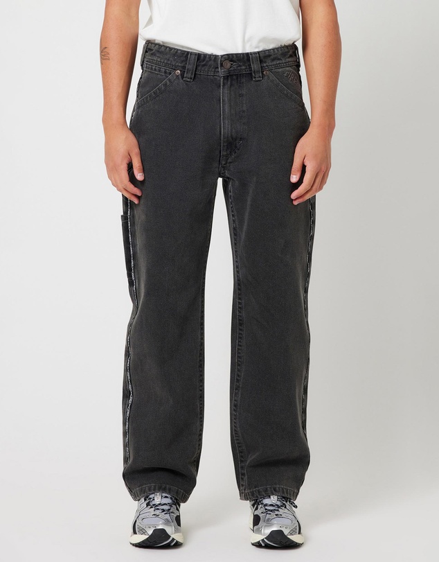 RC A5 Baggy Bazza Tape Jeans - Washed Black