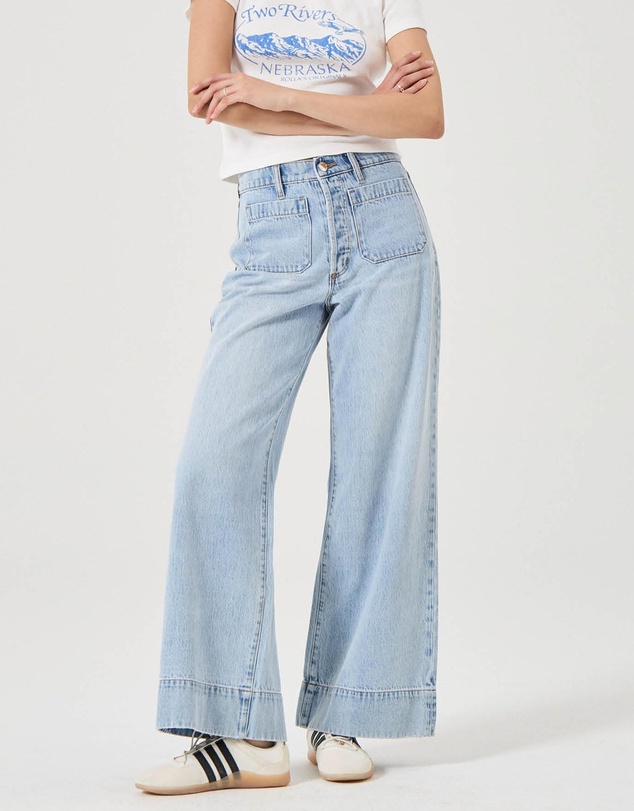 Relaxed Sailor Long Jeans - Breezy Blue
