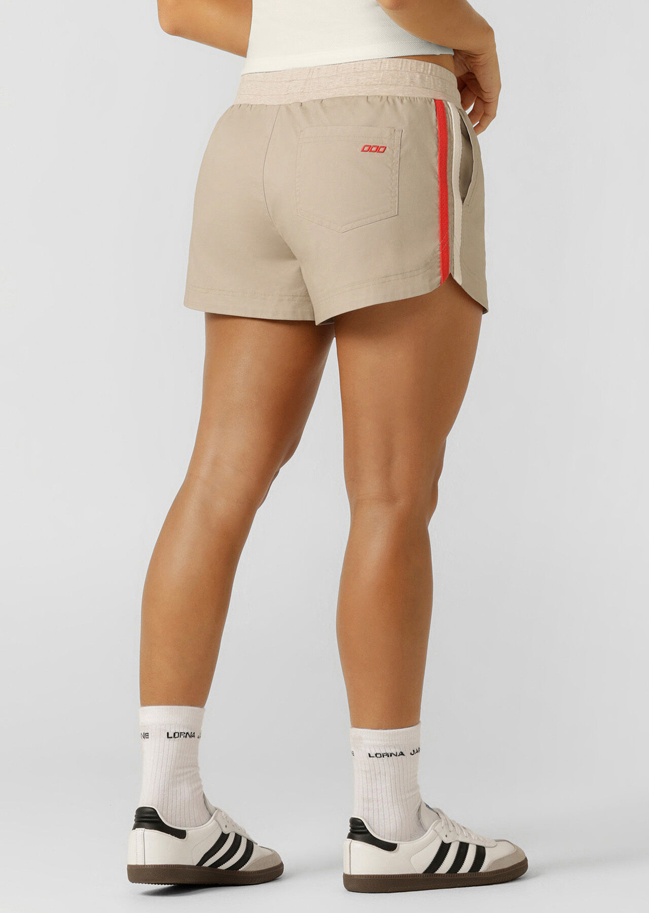 Retro Flashdance Shorts - Latte slider