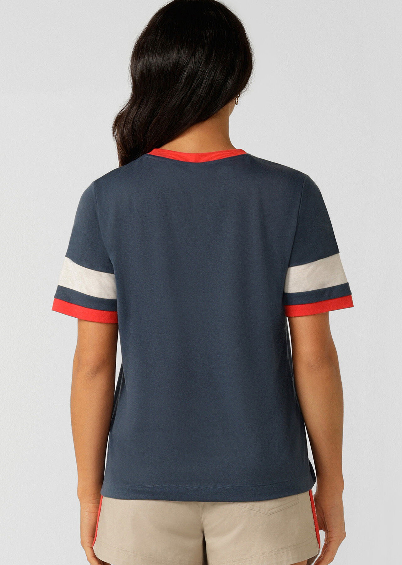 Retro Linen T-Shirt - Pale Indigo slider