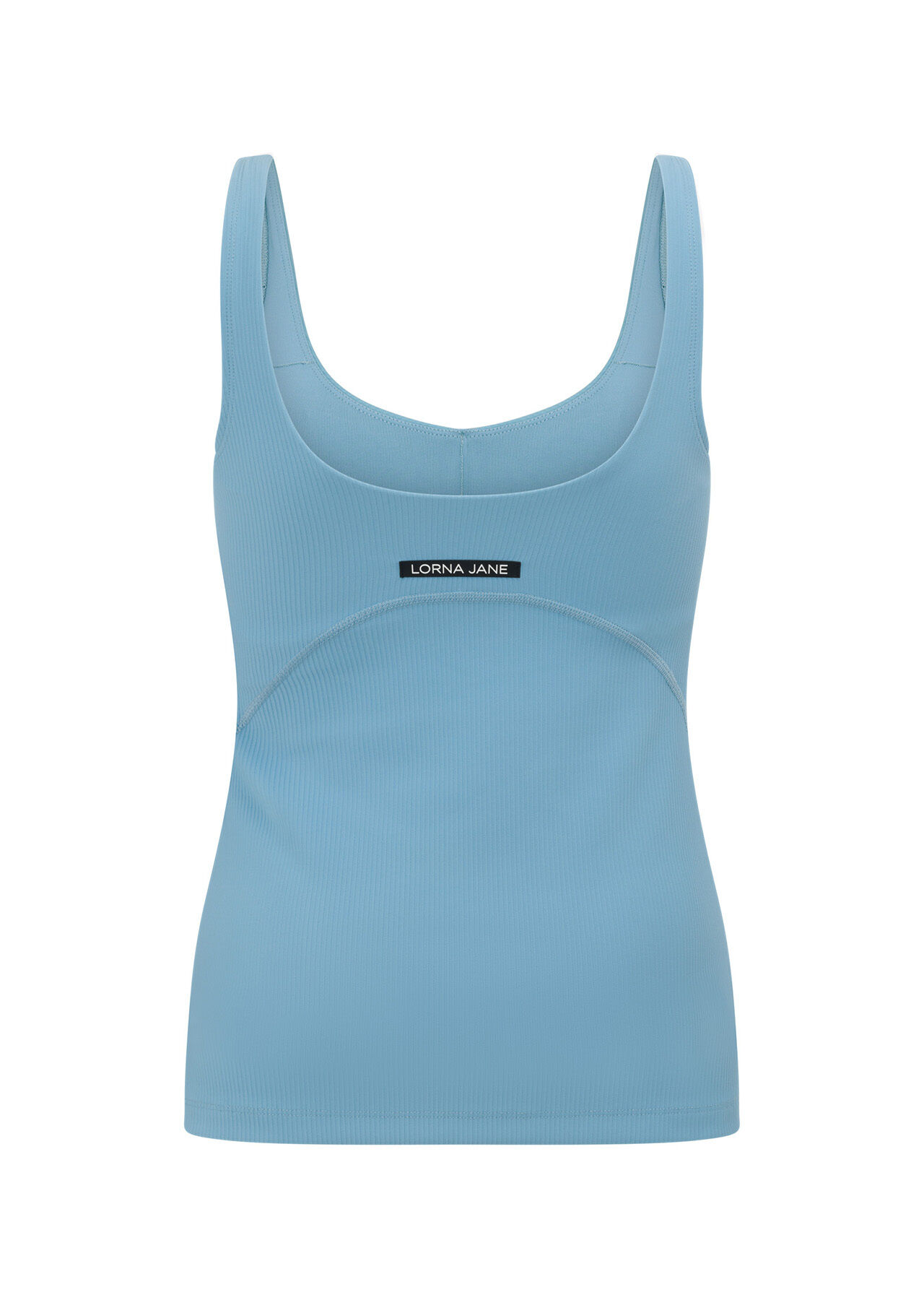 Ribbed Tank Bra Combo - Voyage Blue slider