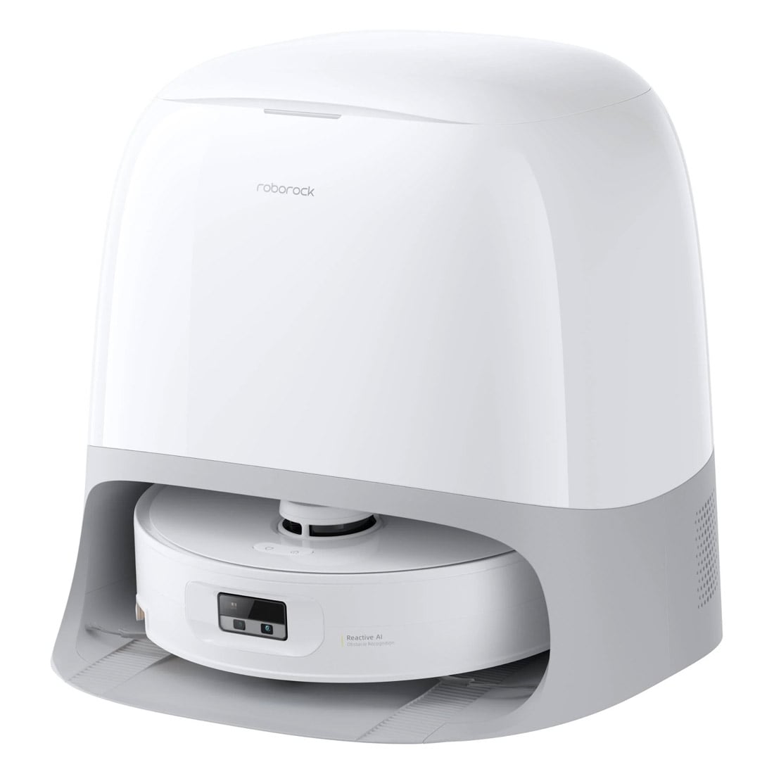 Roborock Qrevo Curv 2 Flow Robotic Vacuum Cleaner (Redeem Offer: F25RT) - White