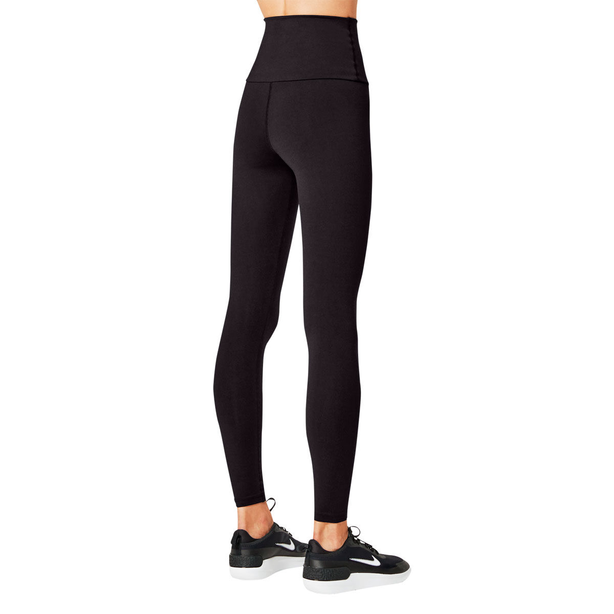 Running Bare Womens Ab-Tastic Studio Full Length Tights - Black slider