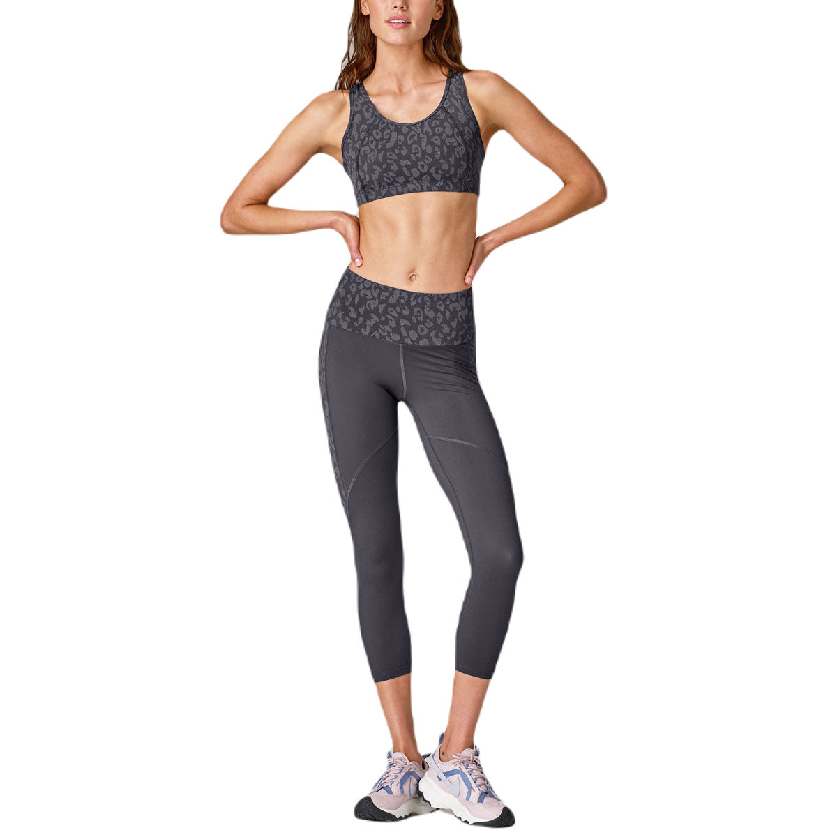 Running Bare Womens After Dark Sculpt 7/8 Tight - Black slider