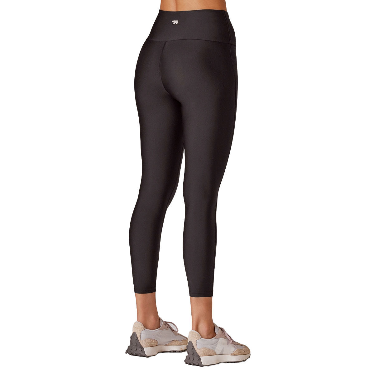 Running Bare Womens Camelflage No Seam 7/8 Tights - Black slider