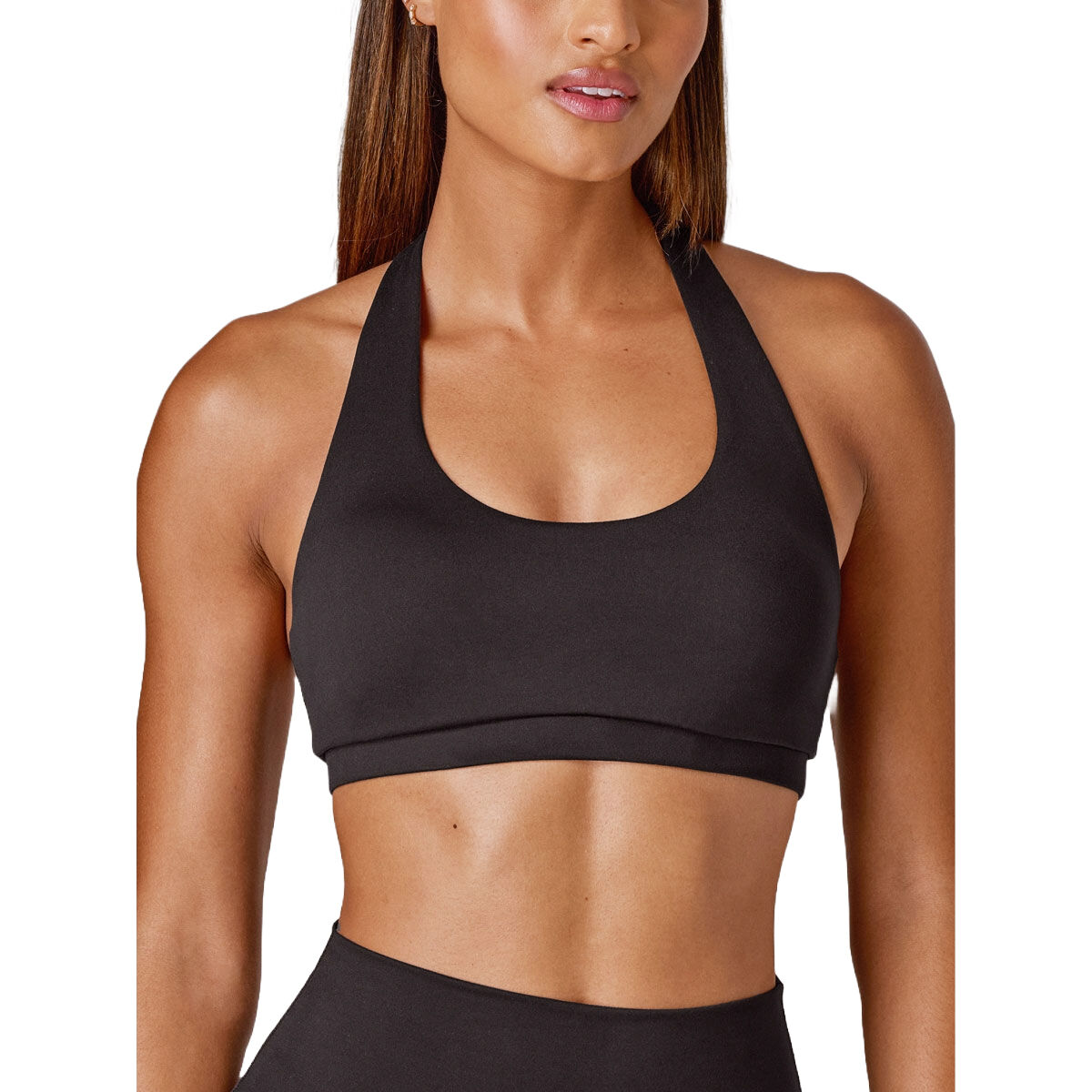 Running Bare Womens Headliner Sports Bra - White slider