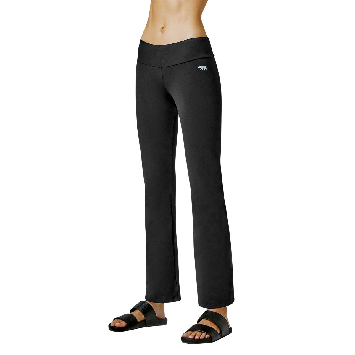 Running Bare Womens High Rise Jazz Pants - Black slider