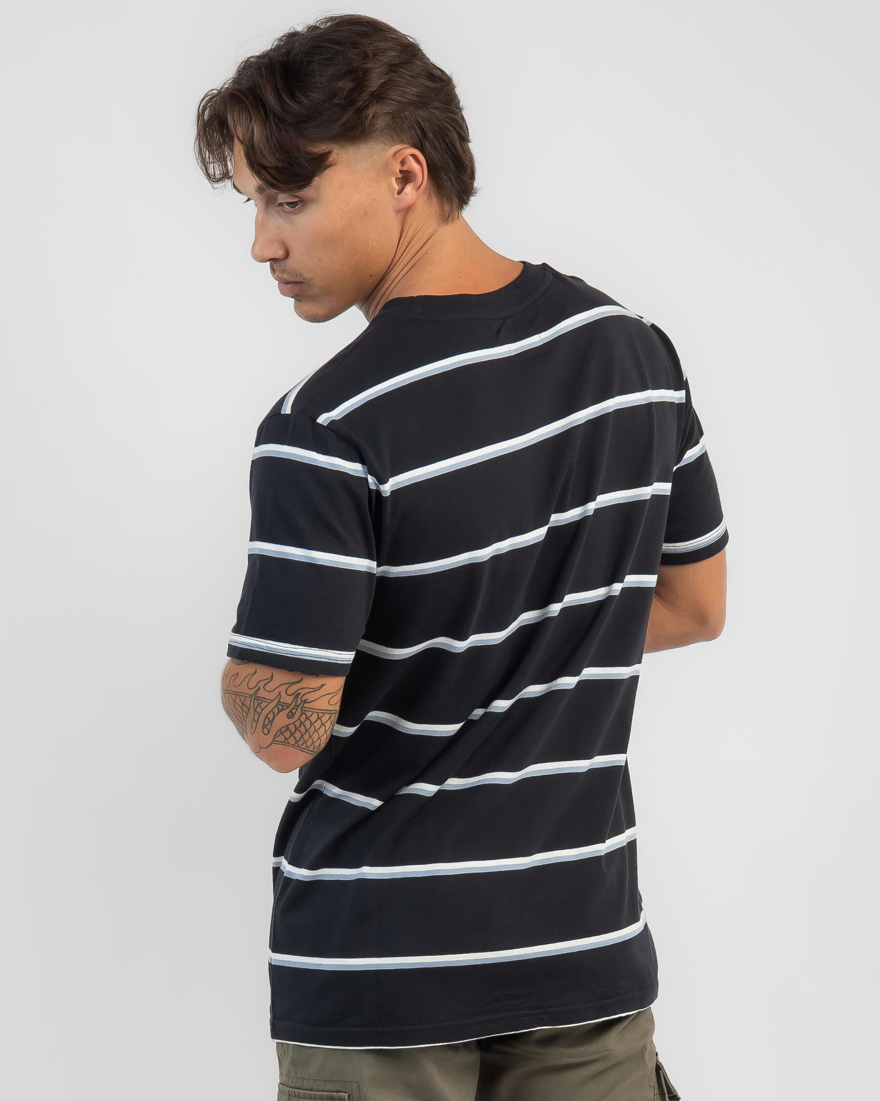 Ruthless Stripe T-Shirt - Pirate Black Ruthless Stripe slider