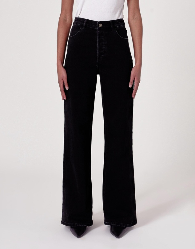 Sailor Scoop Long Jeans - Black Sand