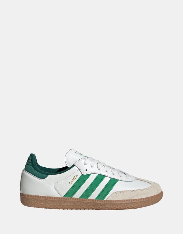Samba Og - Unisex - Core White, Green & Collegiate Green