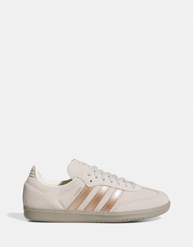 Samba OG - Women's - Off White, Copper Met & Putty Beige