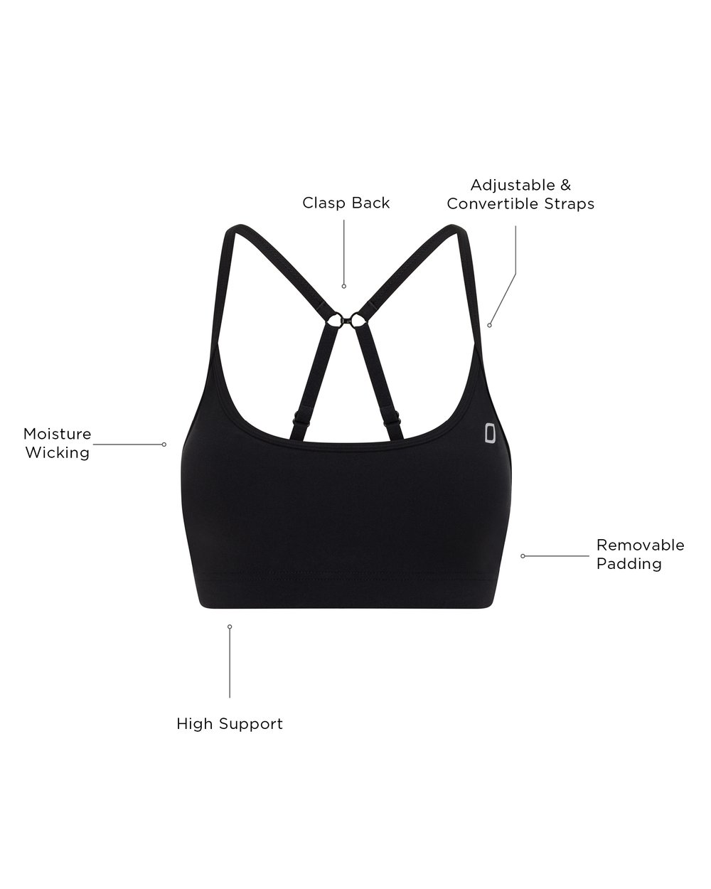 Sammy Sports Bra - White slider