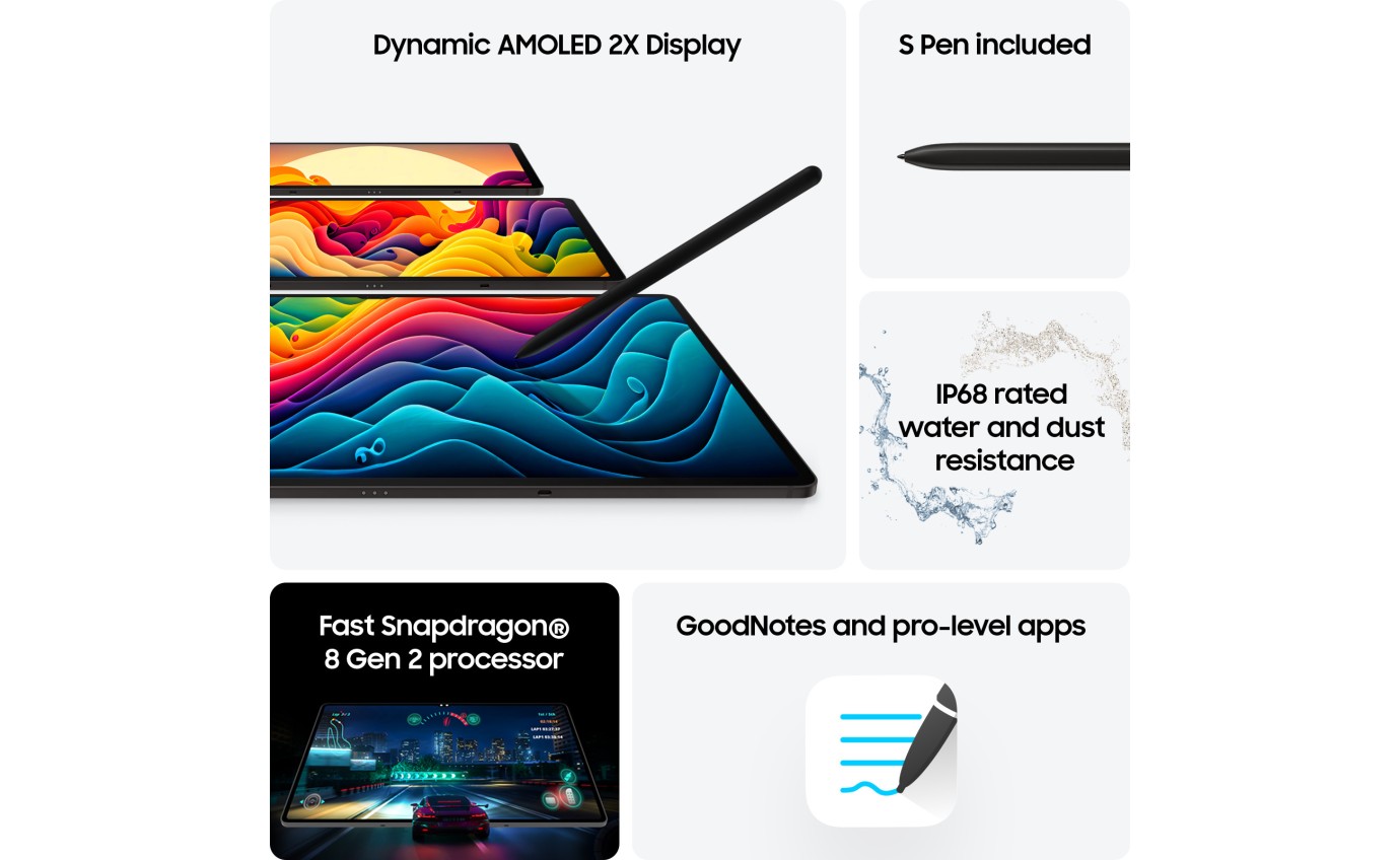 Samsung Galaxy Tab S9 Wi-Fi 128GB (Graphite) [Ex-Demo] slider