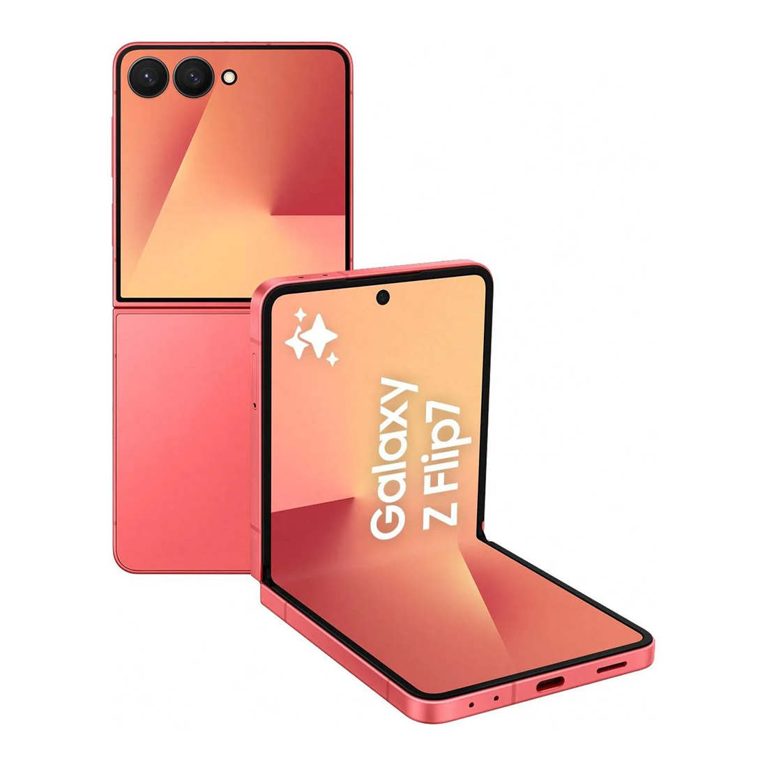 Samsung Galaxy Z Flip7 5G (Dual Sim, 512GB/12GB, 6.9'', SM-F766B) - Coralred