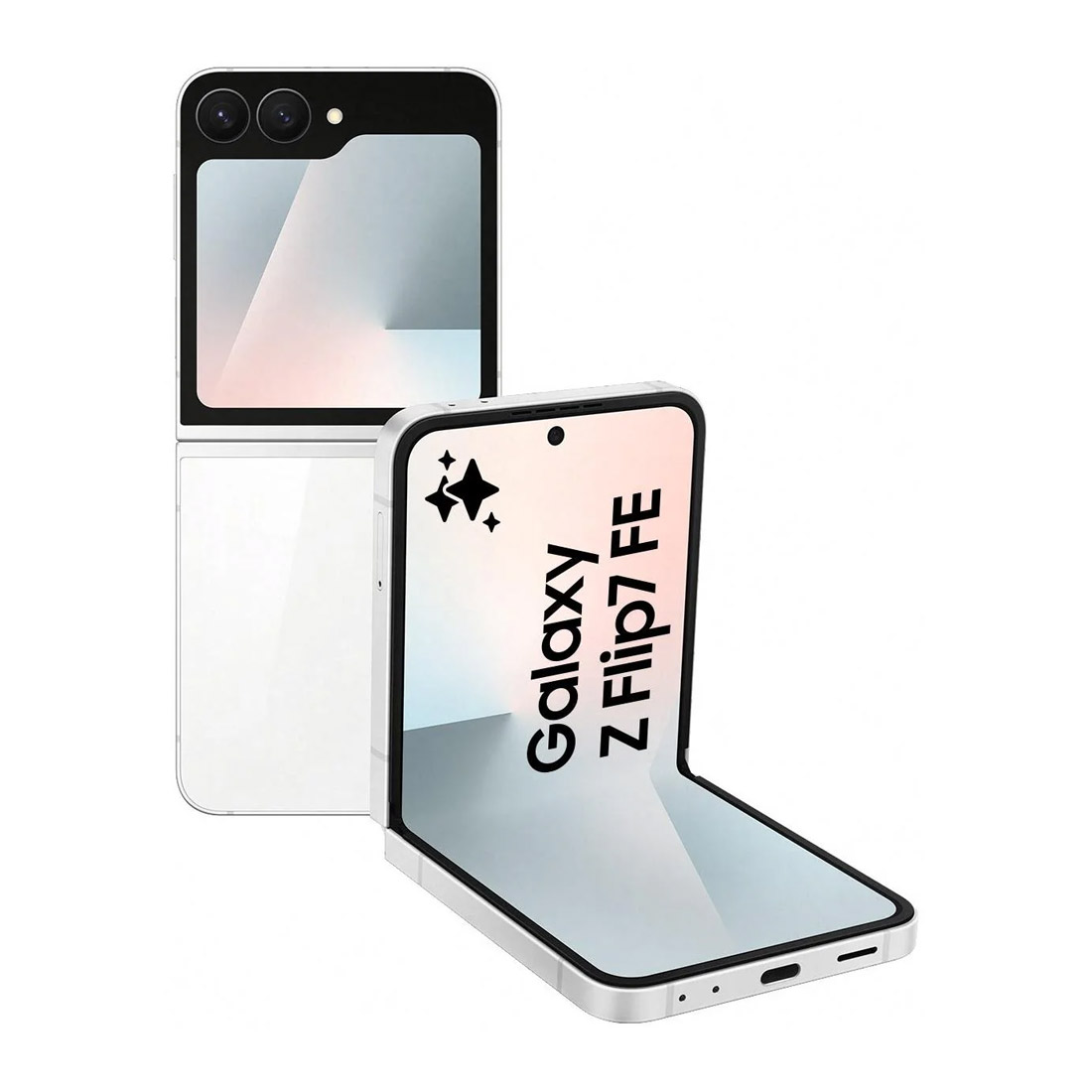 Samsung Galaxy Z Flip7 FE 5G (Dual Sim, 128GB/8GB, 6.7'', SM-F761B) - White