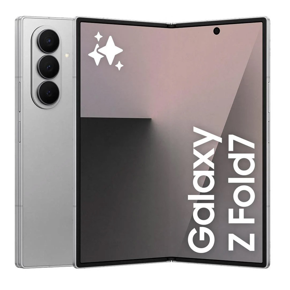Samsung Galaxy Z Fold7 5G (Dual Sim, 512GB/12GB, 8'', SM-F966B) - Silver Shadow