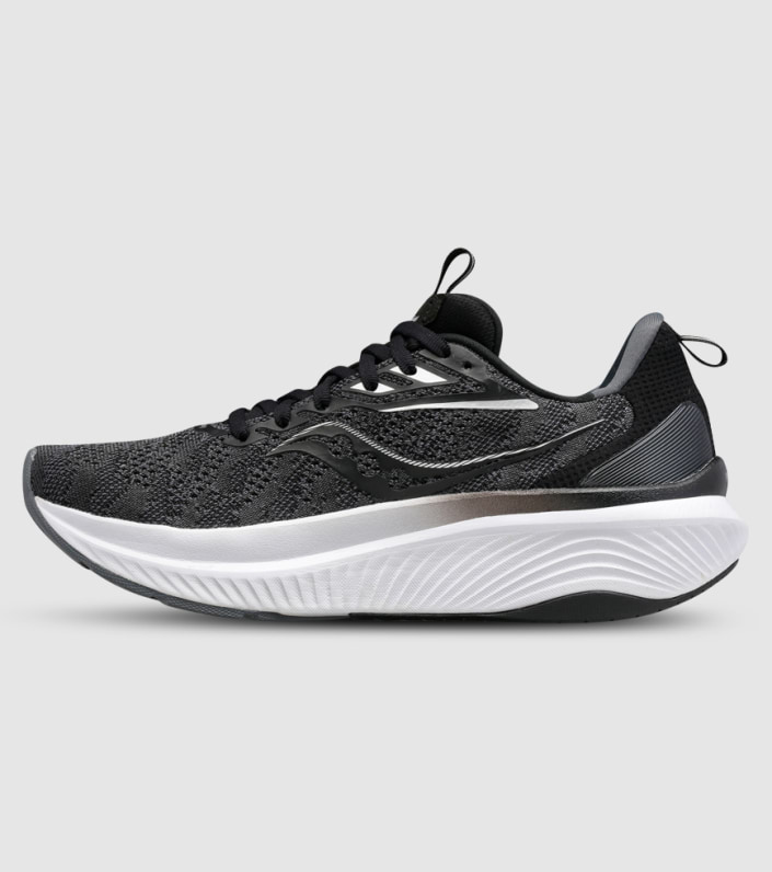 Saucony Echelon 9 (4e X-Wide) Mens - BLACK WHITE slider