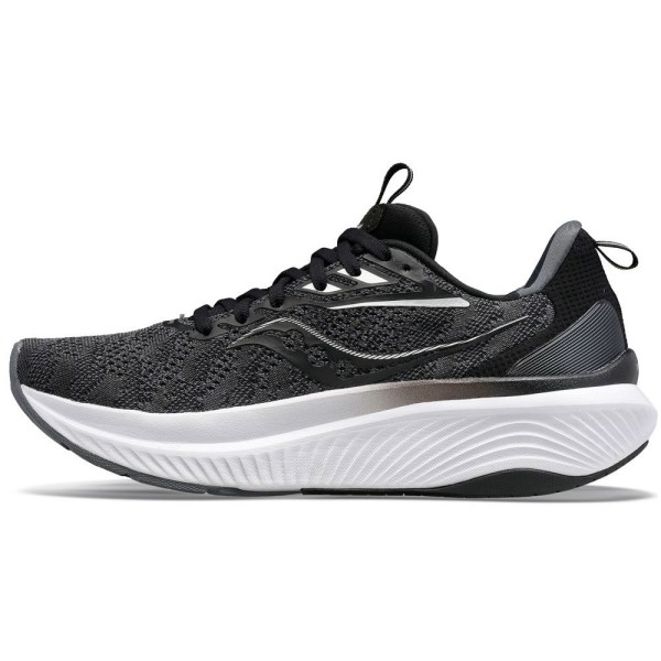 Saucony Echelon 9 - Mens Running Shoes - Black/White slider