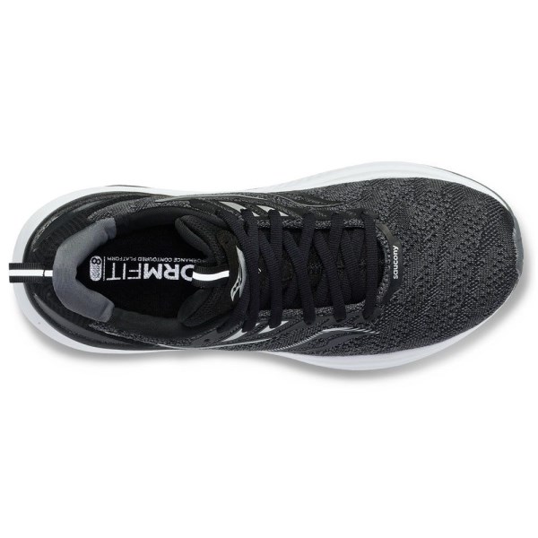 Saucony Echelon 9 - Mens Running Shoes - Black/White slider