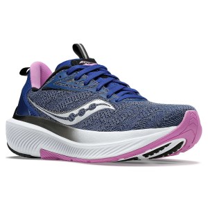 Saucony Echelon 9 - Womens Running Shoes - Indigo/Grape slider