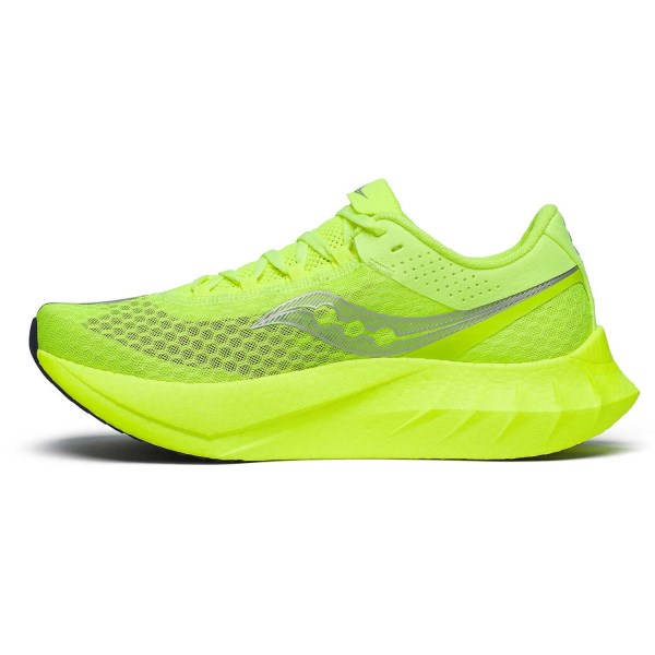 Saucony Endorphin Pro 4 - Mens Road Racing Shoes - Citron/Silver slider