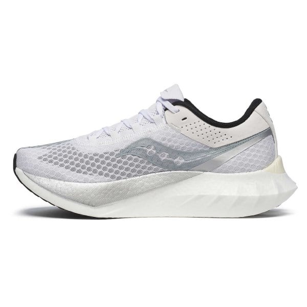 Saucony Endorphin Pro 4 - Mens Road Racing Shoes - White/Silver slider