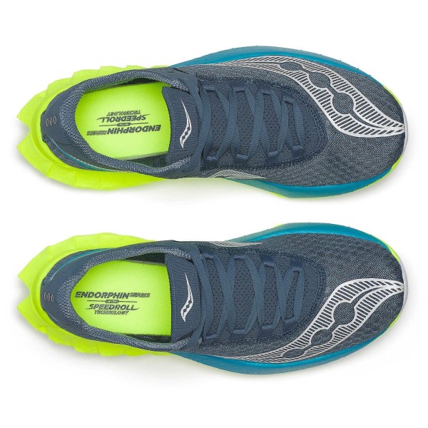 Saucony Endorphin Pro 4 - Womens Road Racing Shoes - Mirage/Citron slider