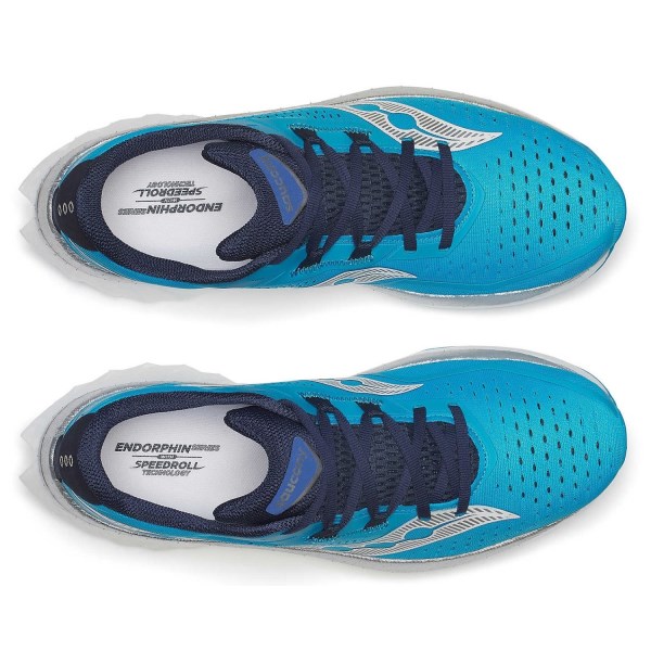 Saucony Endorphin Speed 4 - Mens Running Shoes - ViziBlue/Navy slider