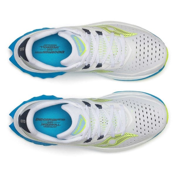 Saucony Endorphin Speed 4 - Womens Running Shoes - White/ViziBlue slider