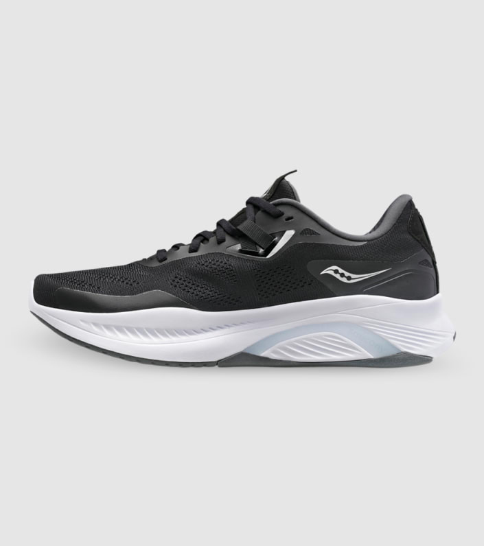 Saucony Guide 15 (D Wide) Womens - BLACK WHITE slider