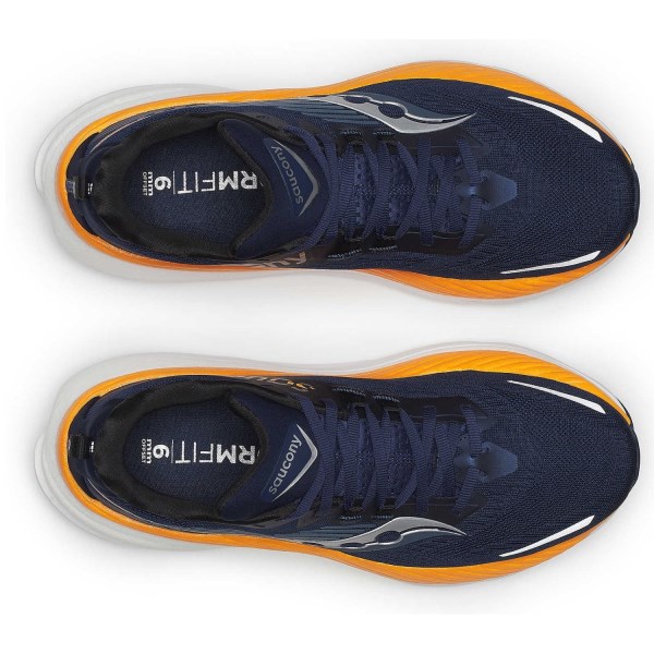 Saucony Hurricane 24 - Mens Running Shoes - Navy/Peel slider