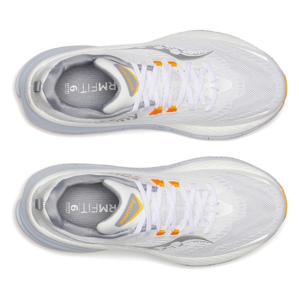 Saucony Hurricane 24 - Mens Running Shoes - White slider