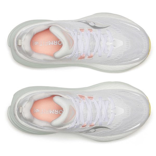 Saucony Hurricane 24 - Womens Running Shoes - White/Foam slider