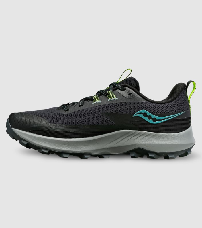 Saucony Peregrine 13 (2e Wide) Mens - BLACK slider