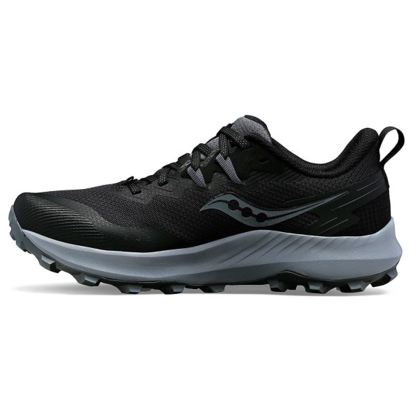 Saucony Peregrine 14 - Womens Trail Running Shoes - Black/Carbon slider