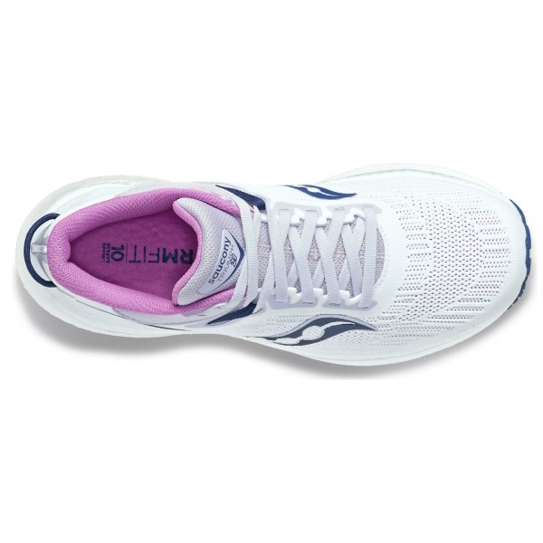 Saucony Triumph 21 - Womens Running Shoes - White/Indigo slider