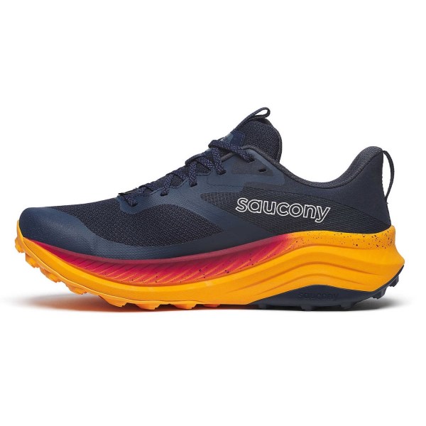 Saucony Xodus Ultra 3 - Mens Trail Running Shoes - Navy/Peel slider